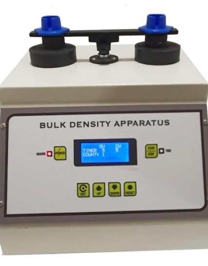 Digital bulk density apparatus