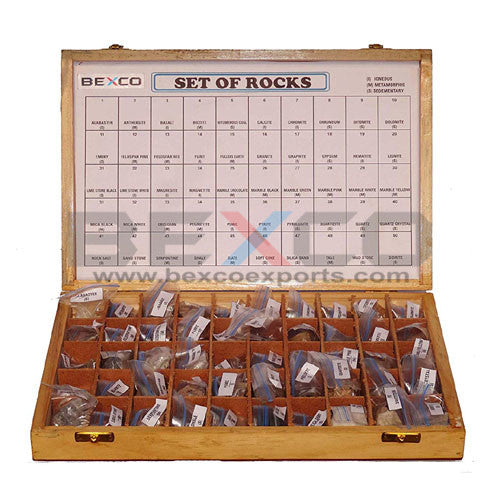 COLLECTION OF 50 ROCKS SPECIMEN