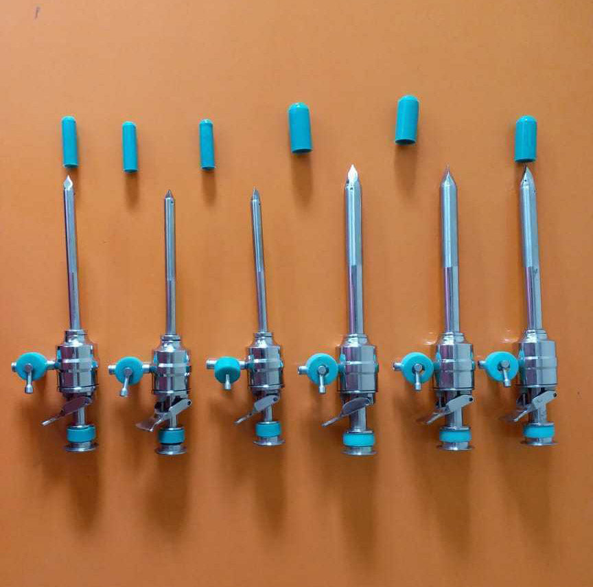 Laparoscopic Trocar with Cannula - 6 pc