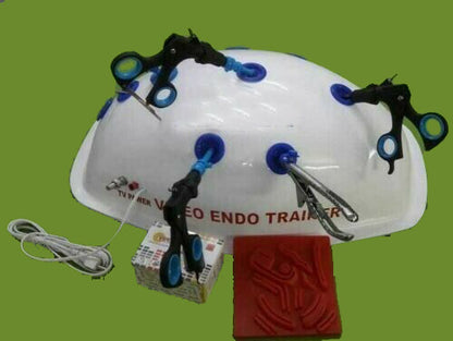 Endotrainer Laparoscopic Training Box Simulator Virtual Trainer Practice Instruments Kit Set